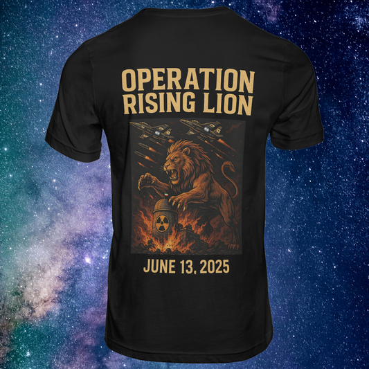 Operation Rising Lion – Prophetic Warfare Tee by Rear Wolf Apparel