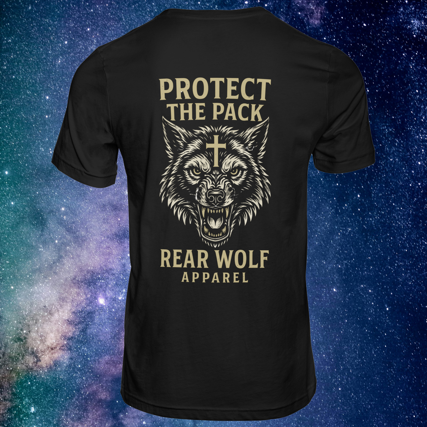 Protect the Pack β Rear Wolf Signature Warrior Tee